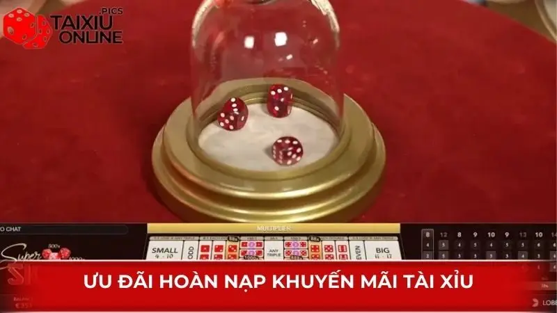 Khuyến mãi Tài Xỉu hoàn nạp giúp người tham gia tiết kiệm chi phí