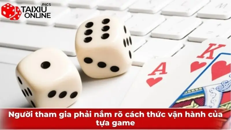 Người tham gia phải nắm rõ cách thức vận hành của tựa game